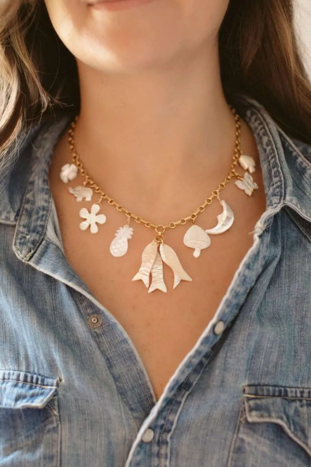 Brinker & Eliza All Swept Up Necklace