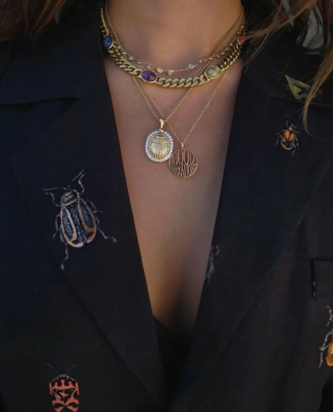 Brinker & Eliza Beetlejuice Necklace