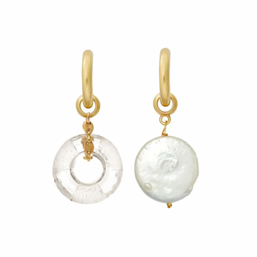 Brinker & Eliza Chained Donut Earring Charm