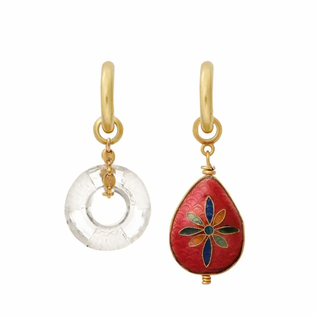 Brinker & Eliza Chained Donut Earring Charm