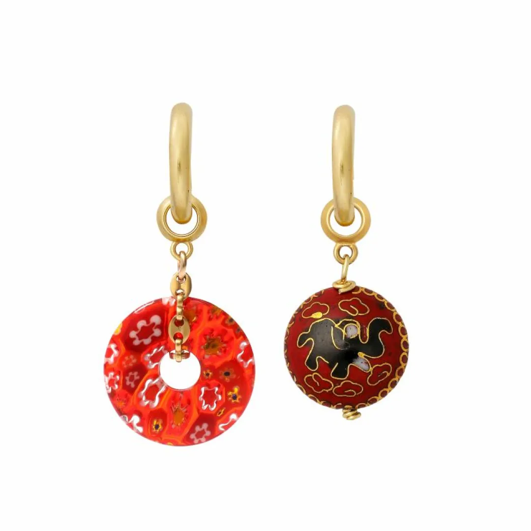 Brinker & Eliza Chained Donut Earring Charm