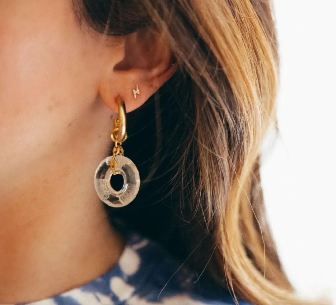 Brinker & Eliza Chained Donut Earring Charm