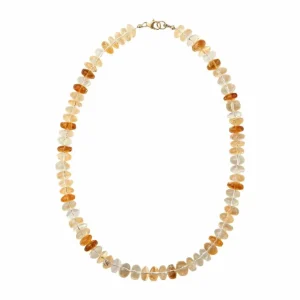 Brinker & Eliza Citrine And 14K Gold Necklace