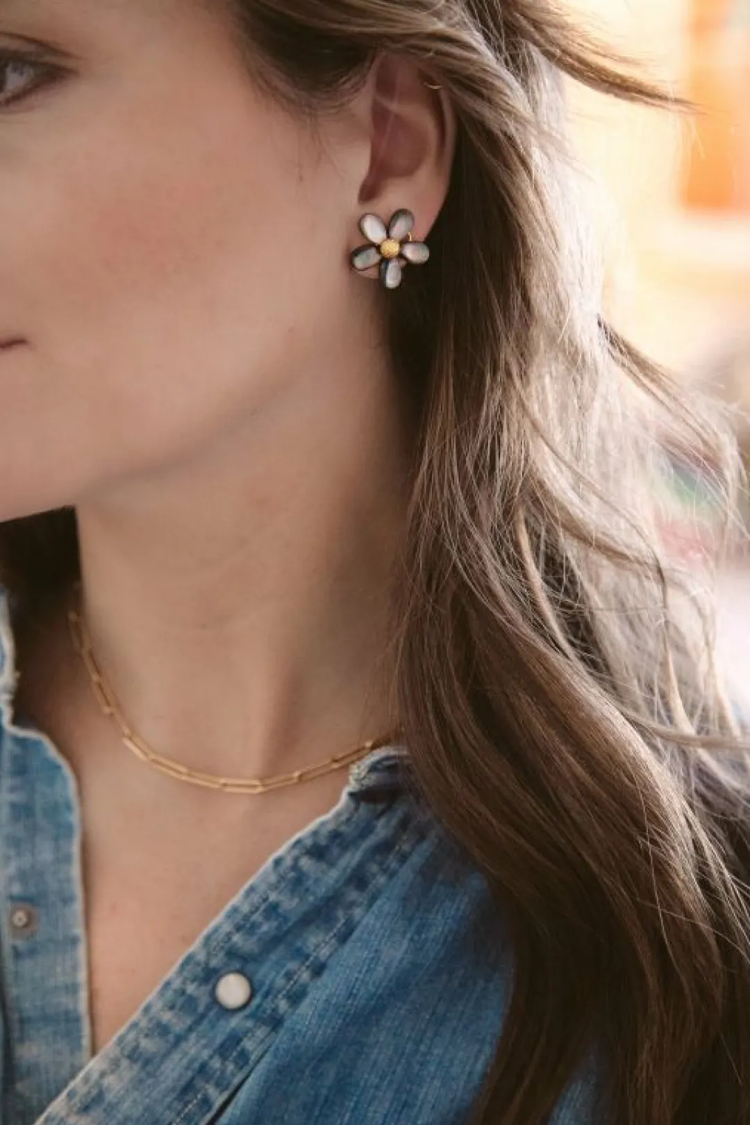 Brinker & Eliza Flower Child Earrings