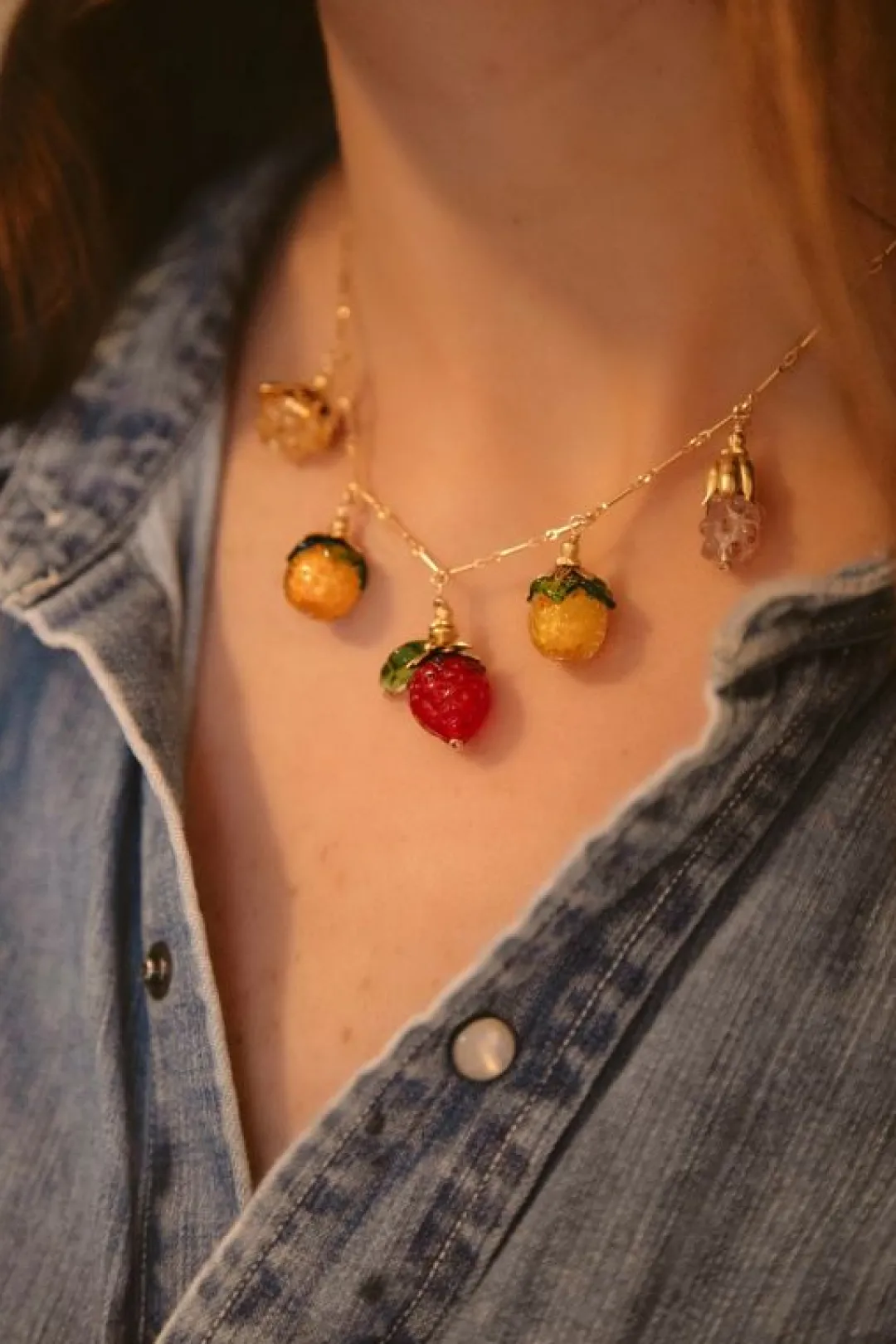 Brinker & Eliza Fruit Salad Necklace