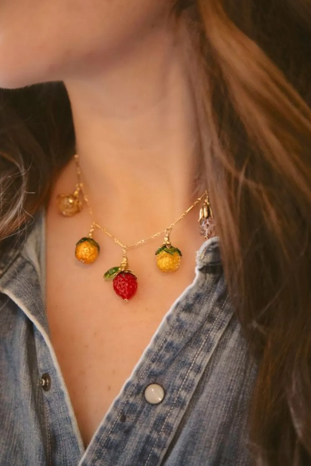 Brinker & Eliza Fruit Salad Necklace