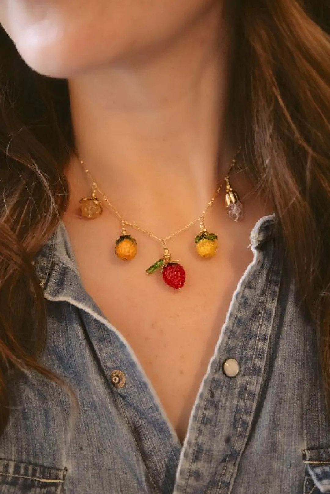 Brinker & Eliza Fruit Salad Necklace