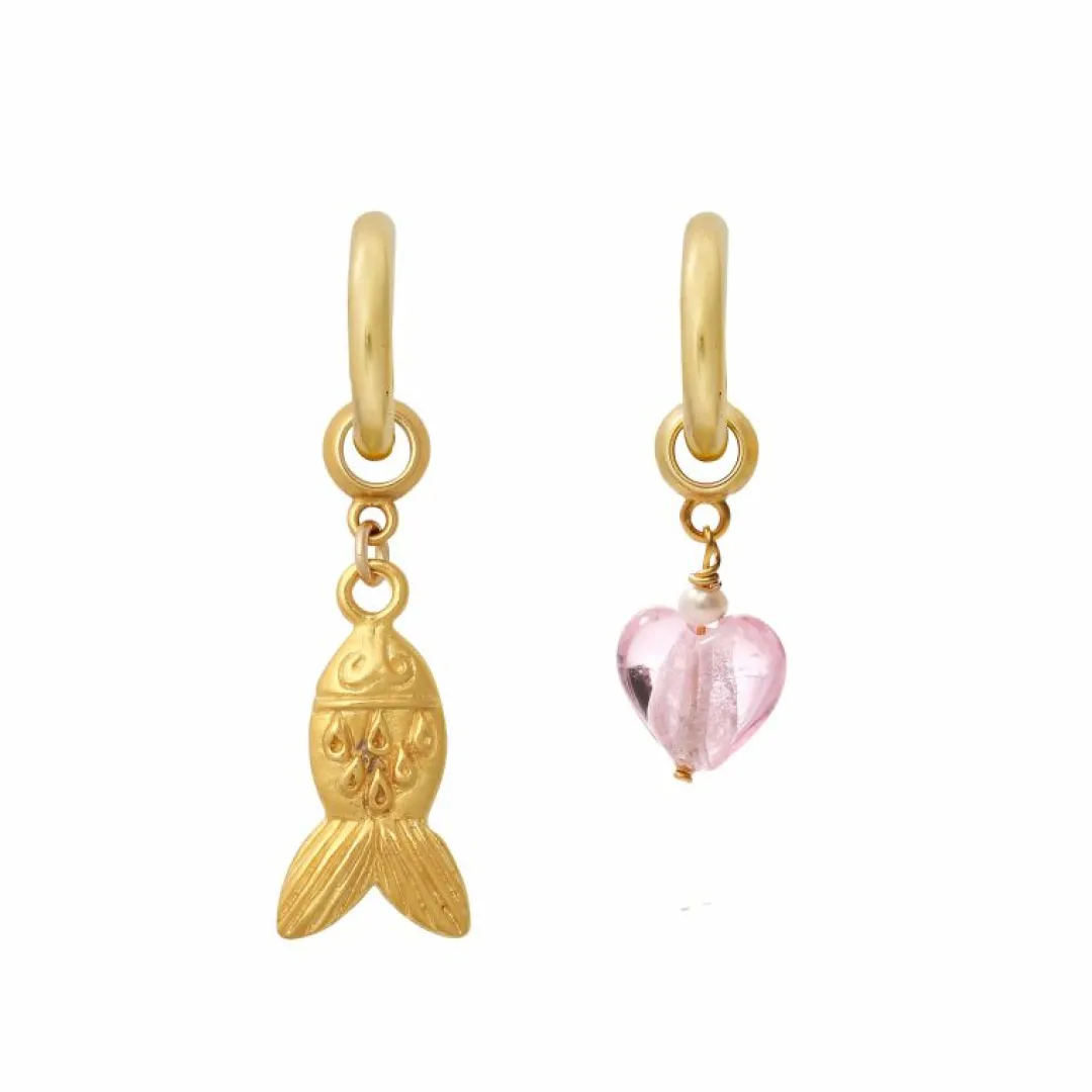 Brinker & Eliza Gold Fish Earring Charm