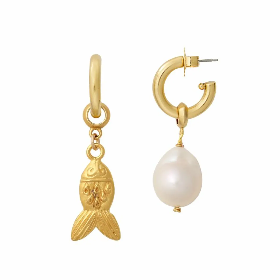 Brinker & Eliza Gold Fish Earring Charm
