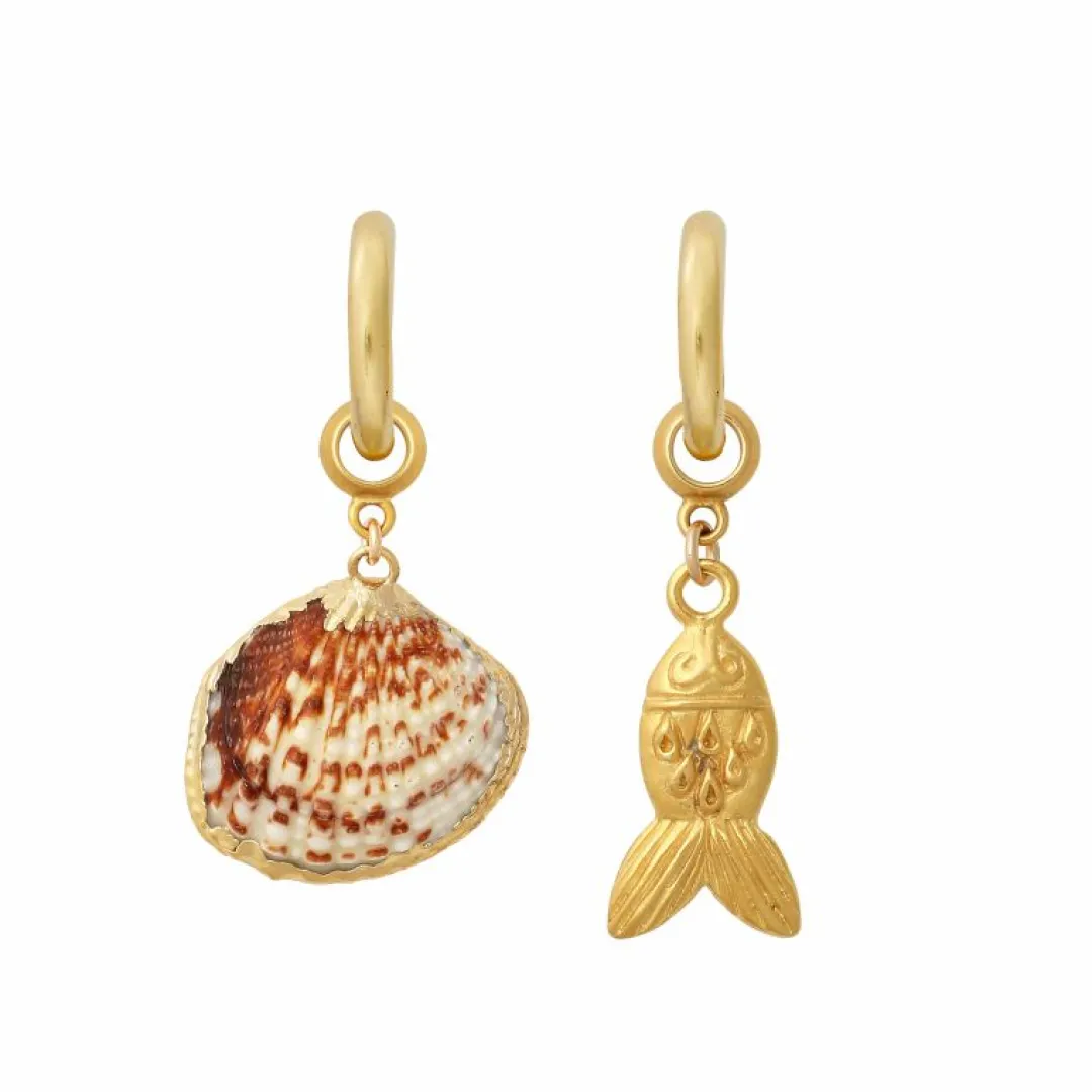 Brinker & Eliza Gold Fish Earring Charm