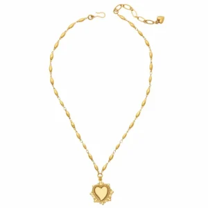 Brinker & Eliza Heart On Fire Necklace