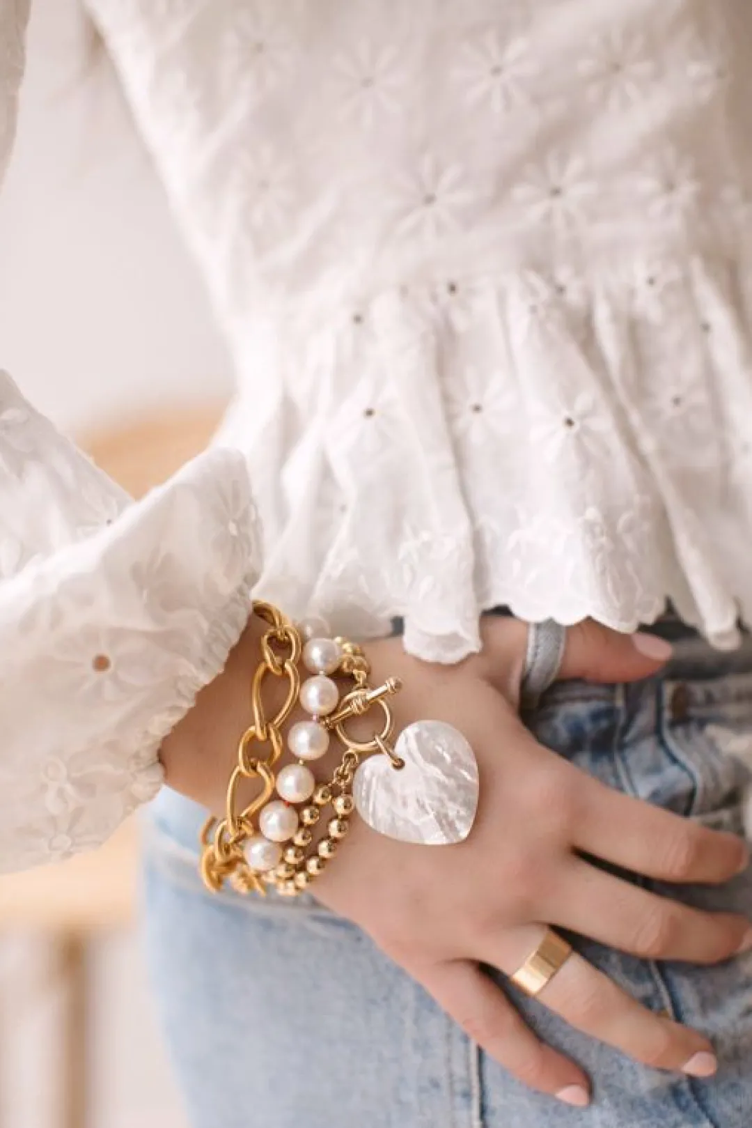 Brinker & Eliza Heart On Your Sleeve Bracelet