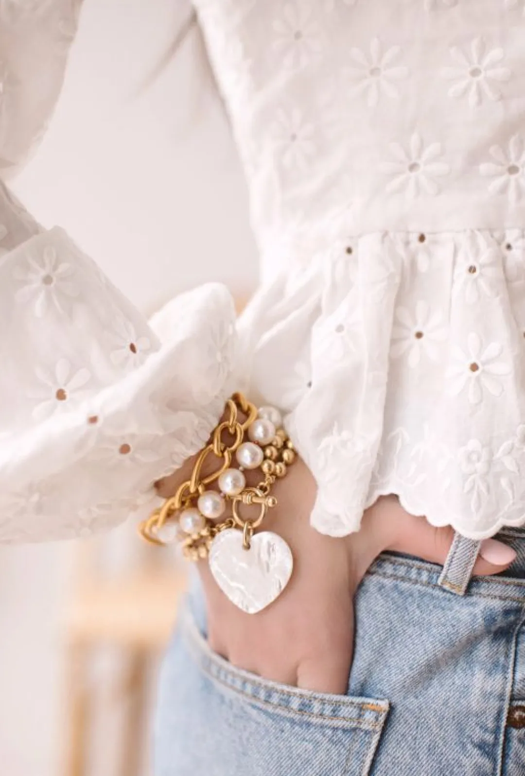 Brinker & Eliza Heart On Your Sleeve Bracelet