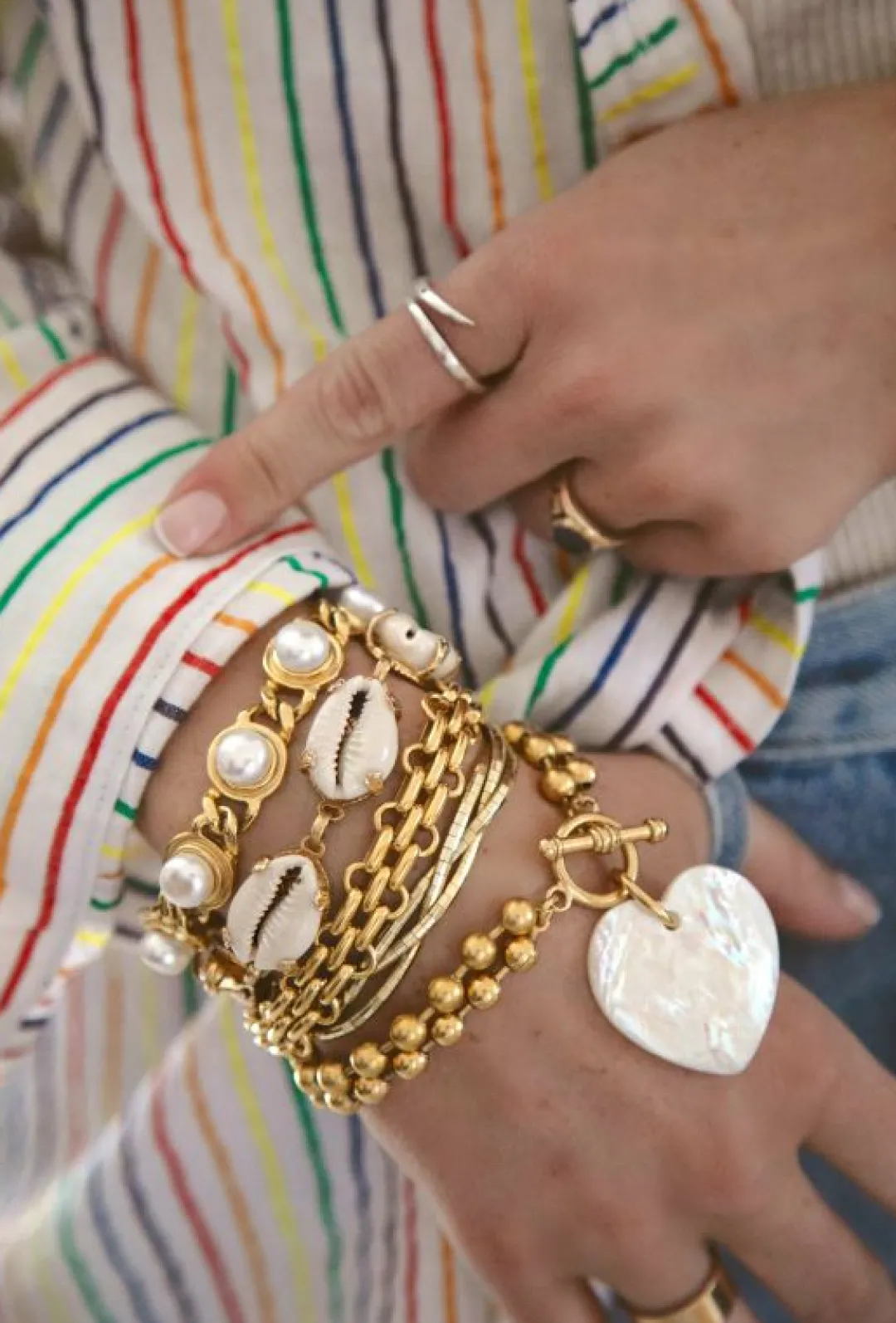 Brinker & Eliza Heart On Your Sleeve Bracelet