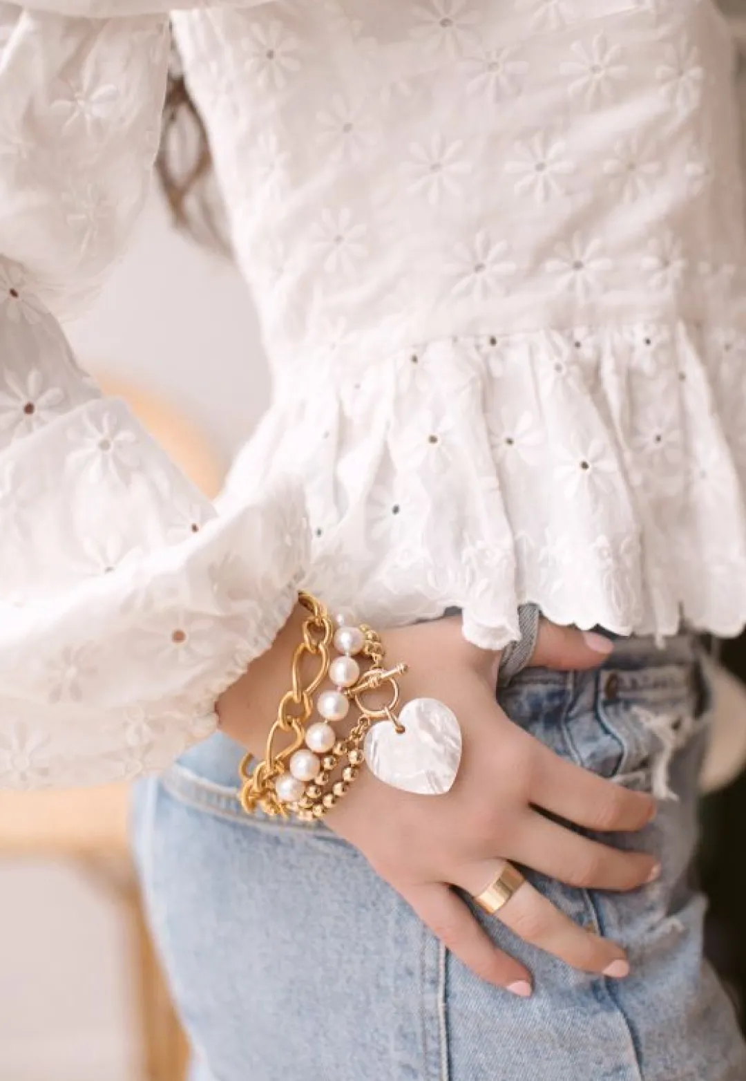 Brinker & Eliza Heart On Your Sleeve Bracelet