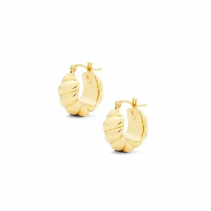 Brinker & Eliza 14K Agatha Hoops