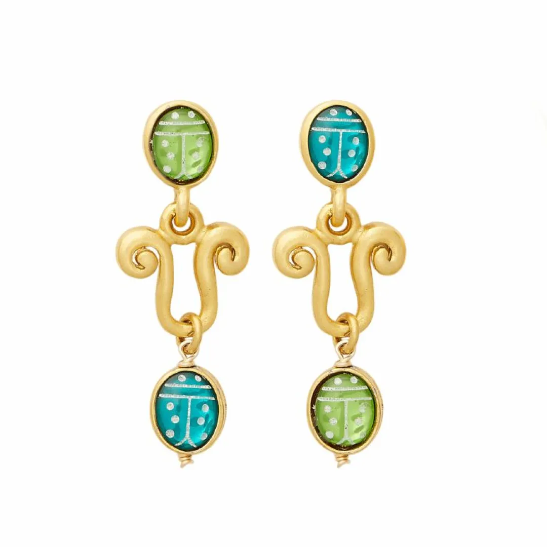 Brinker & Eliza Ladybird Earrings