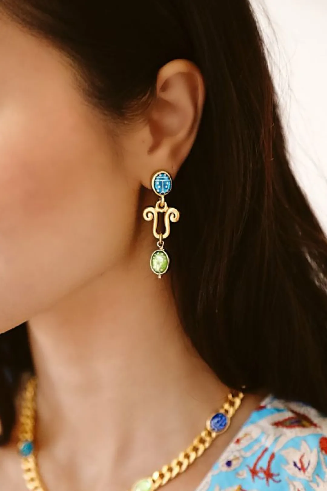Brinker & Eliza Ladybird Earrings