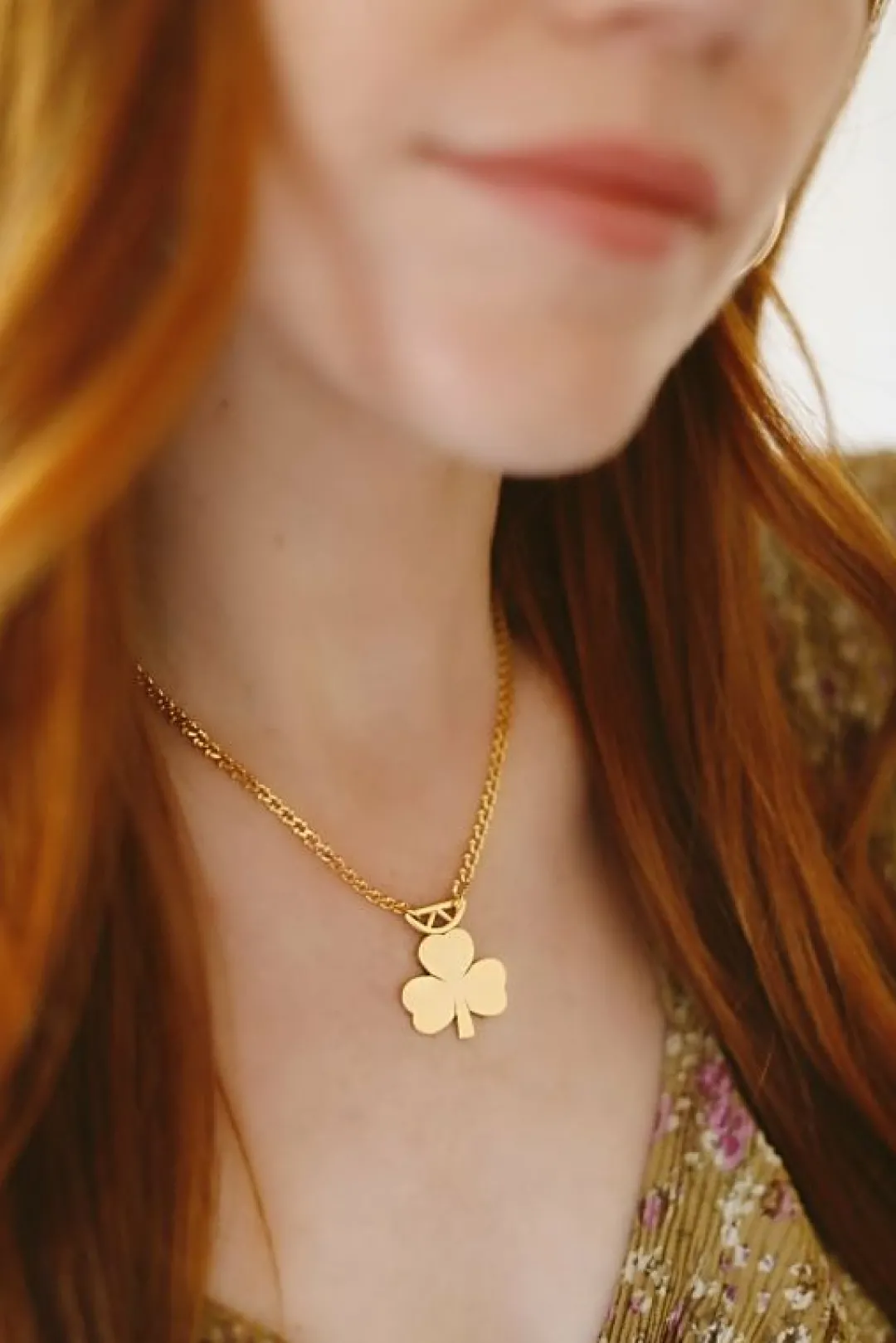 Brinker & Eliza Lucky Clover Necklace