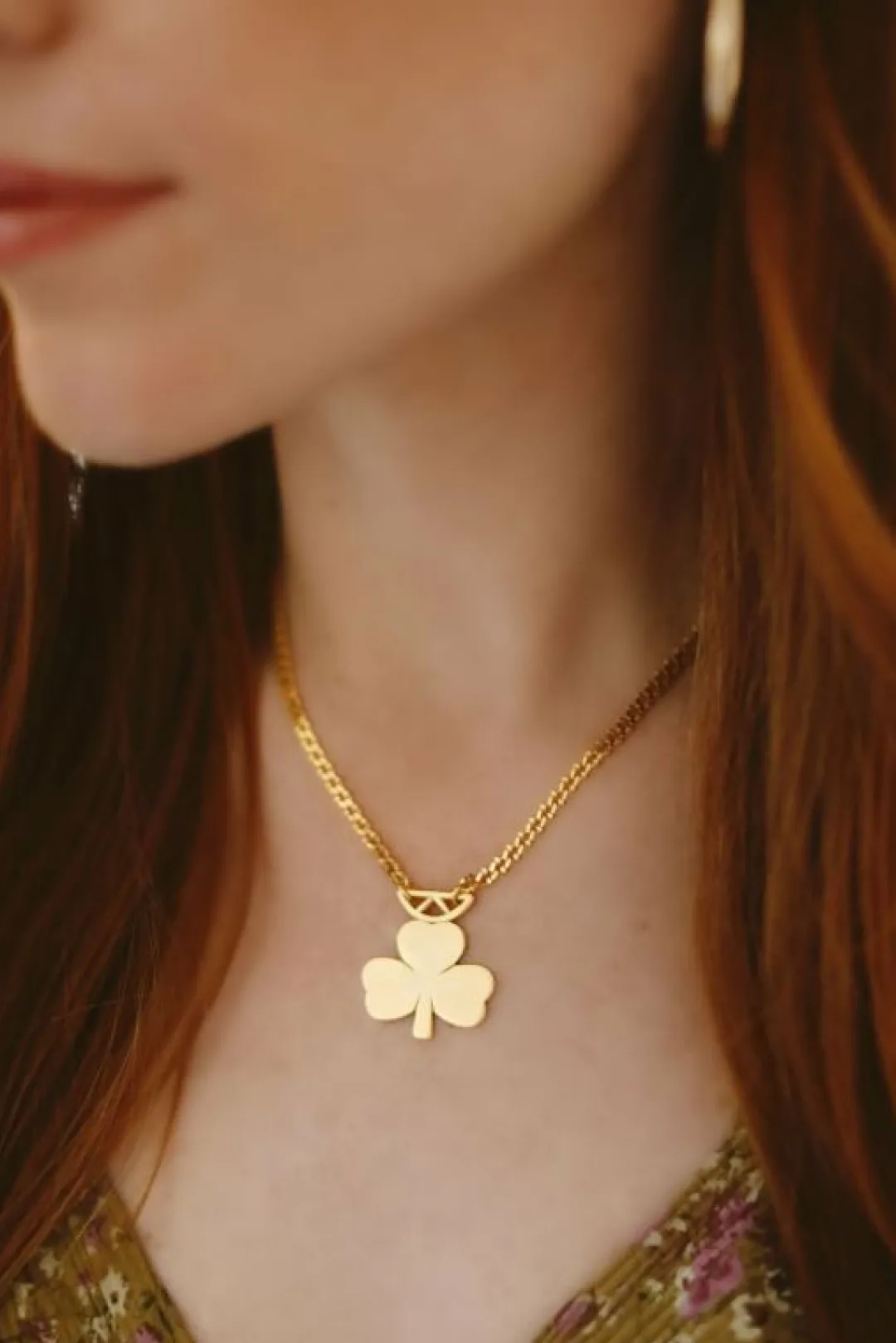 Brinker & Eliza Lucky Clover Necklace