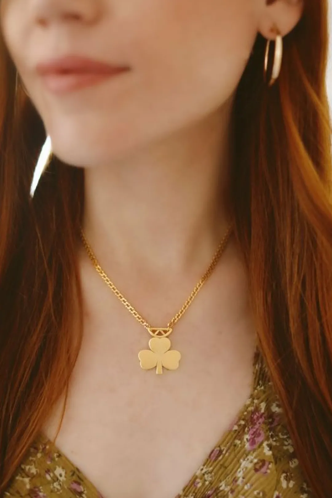 Brinker & Eliza Lucky Clover Necklace