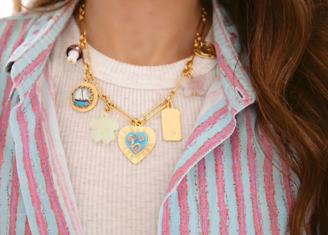 Brinker & Eliza Mischief Managed Charm Necklace