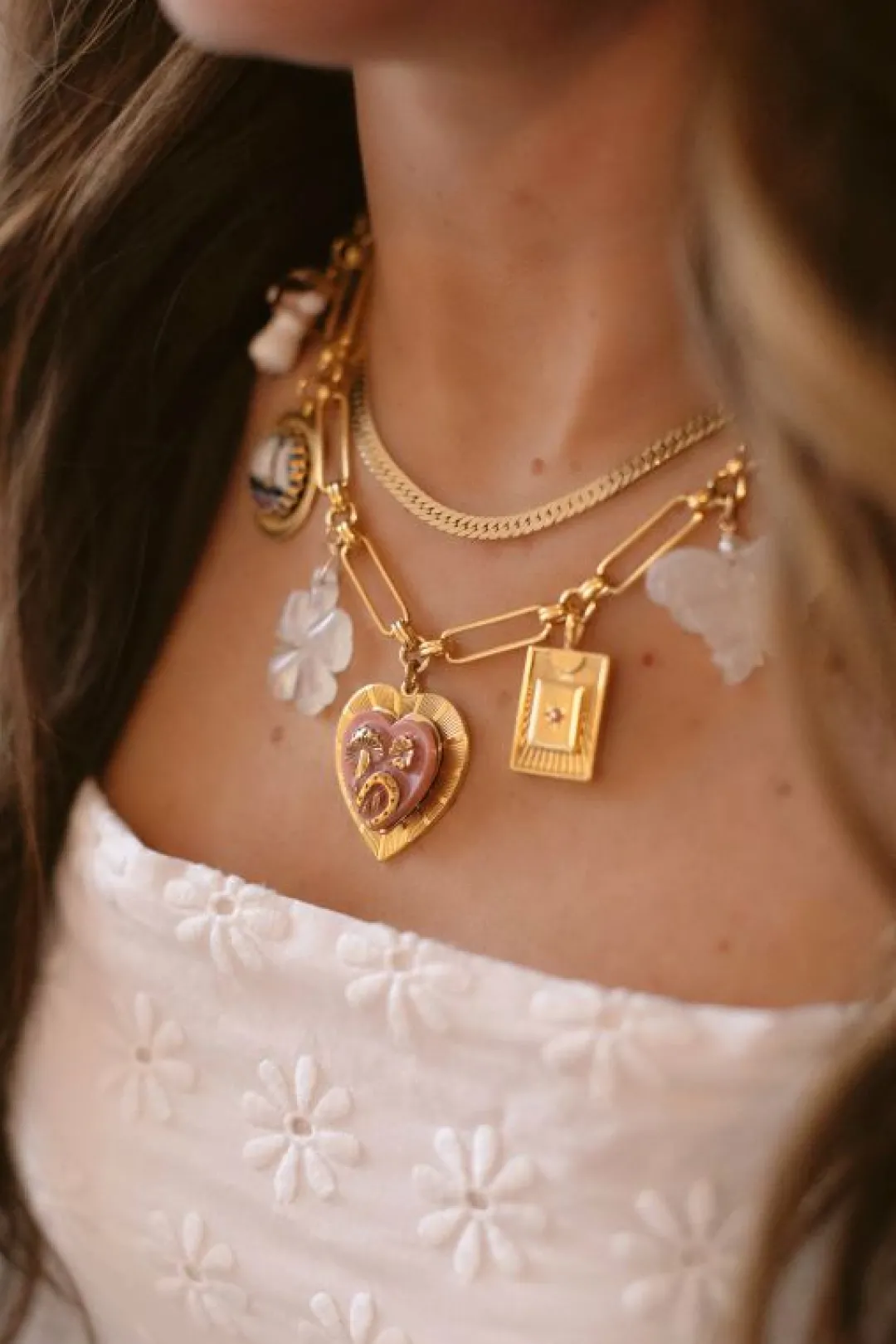 Brinker & Eliza Mischief Managed Charm Necklace
