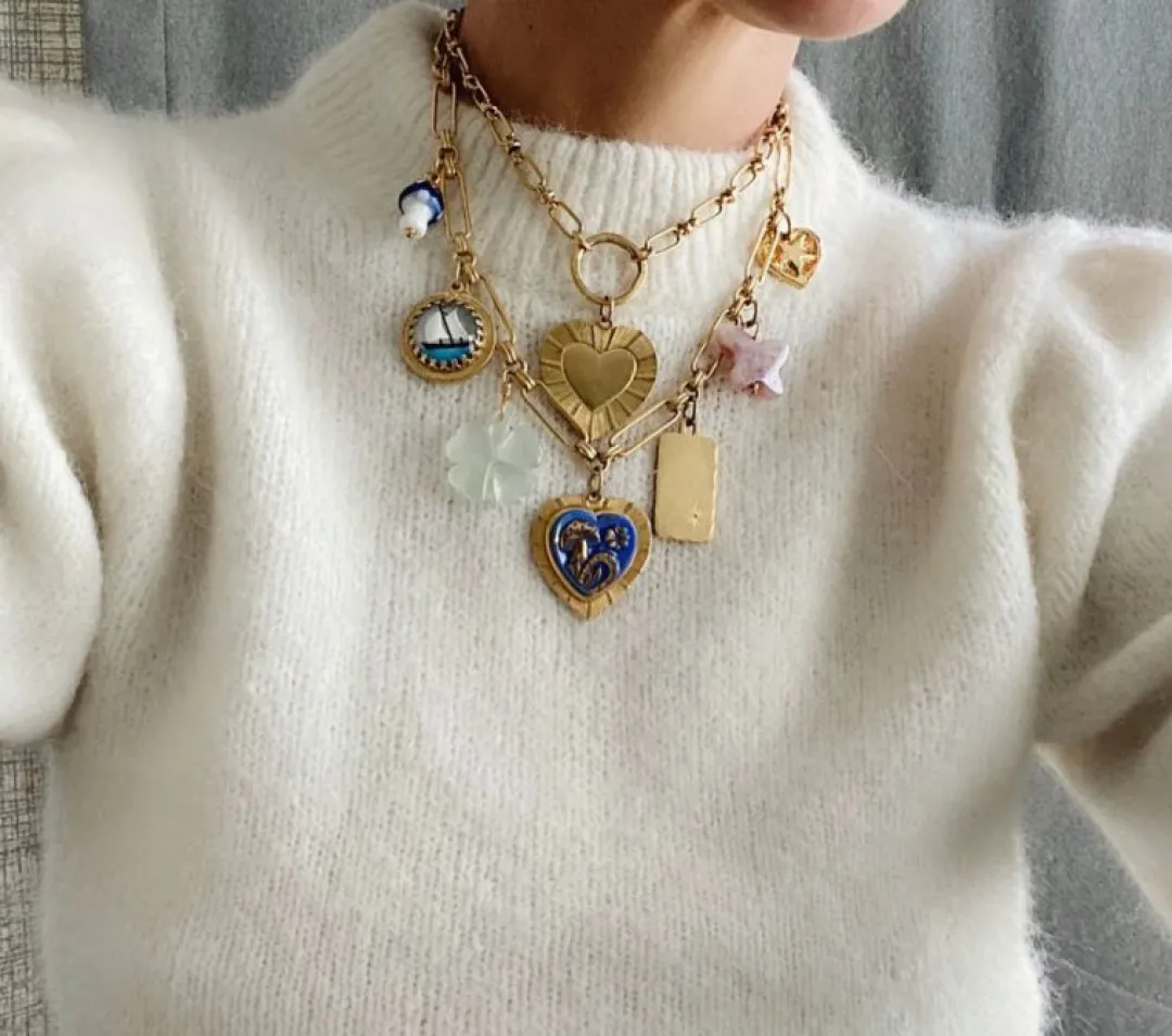 Brinker & Eliza Mischief Managed Charm Necklace