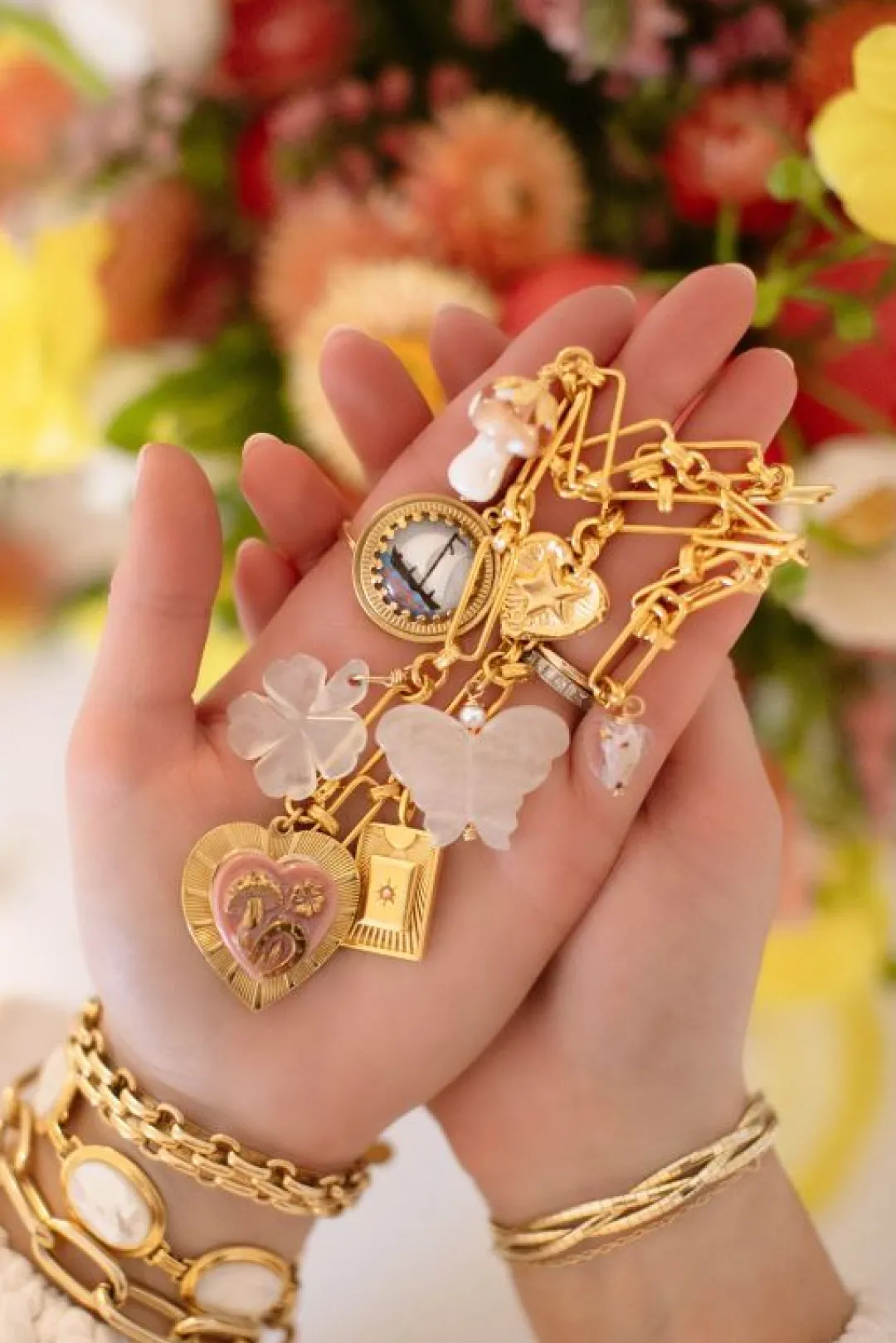 Brinker & Eliza Mischief Managed Charm Necklace