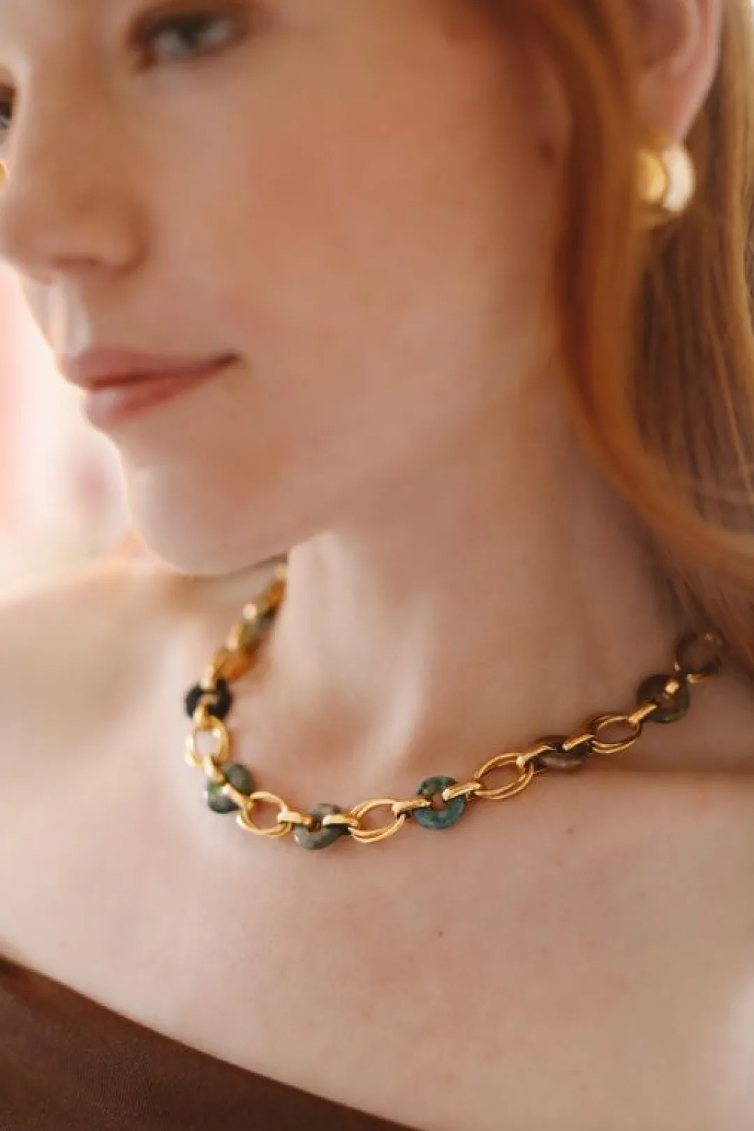 Brinker & Eliza Olive Necklace