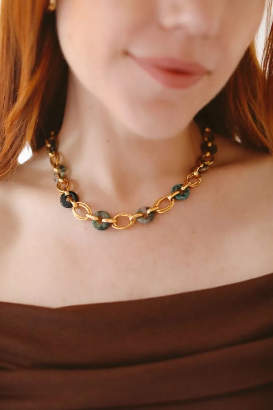 Brinker & Eliza Olive Necklace