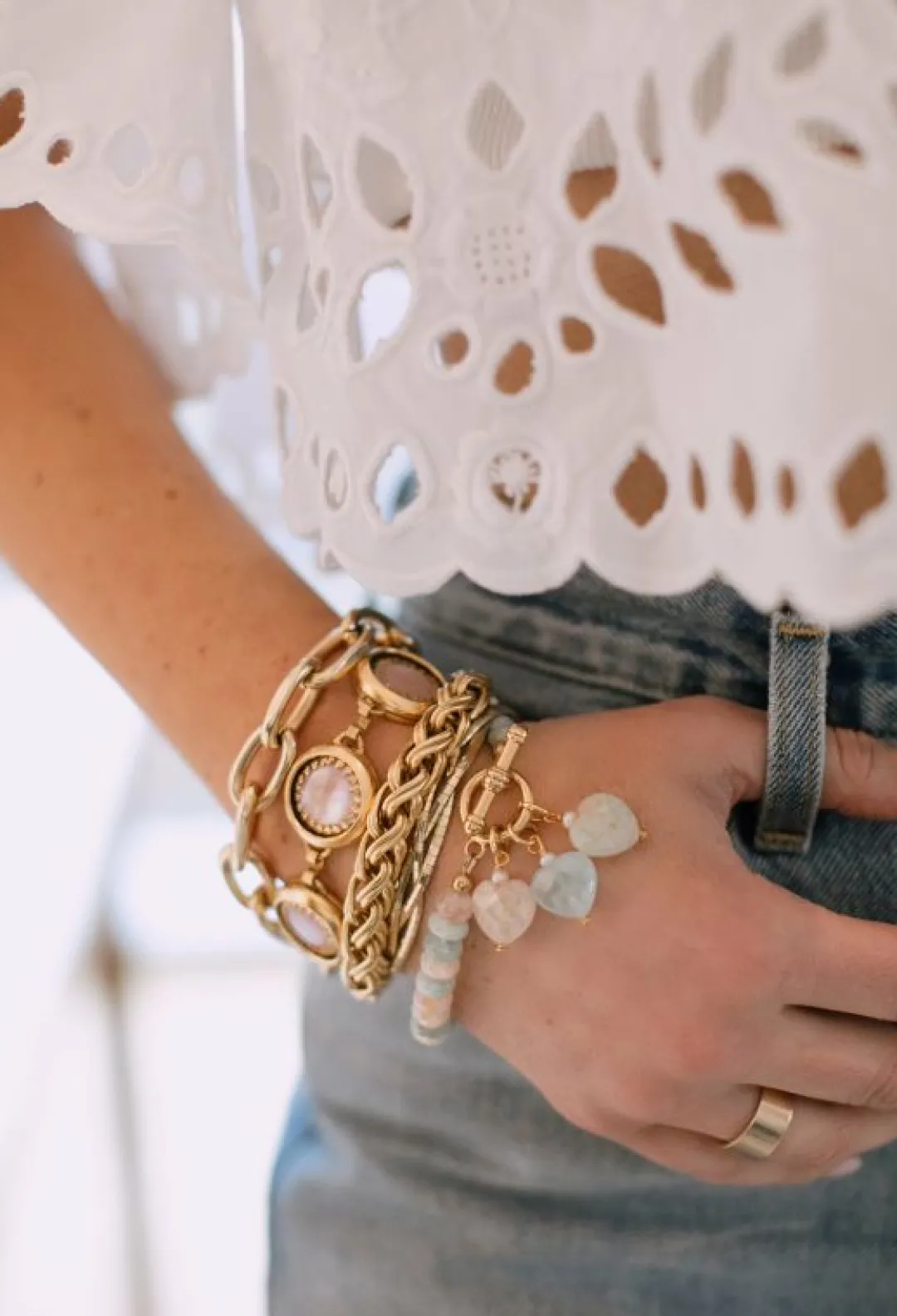 Brinker & Eliza Petal Bubble Bracelet