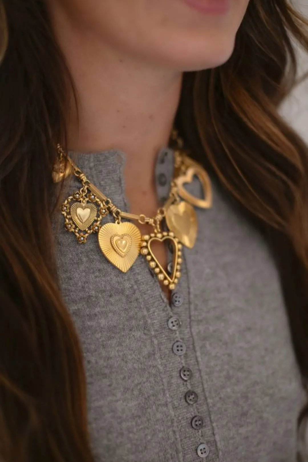 Brinker & Eliza Queen Of Hearts Necklace
