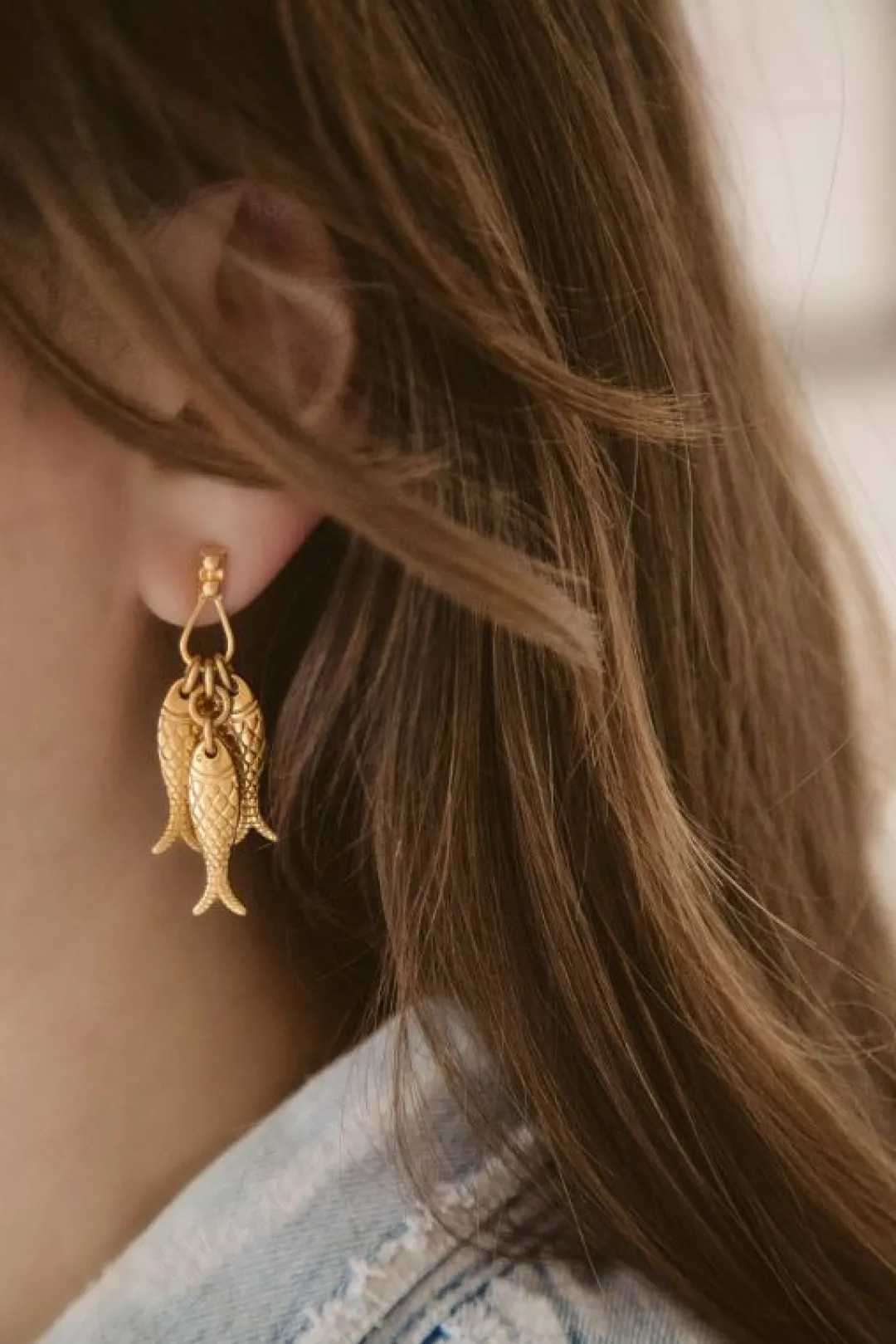 Brinker & Eliza School Of Fish Earrings