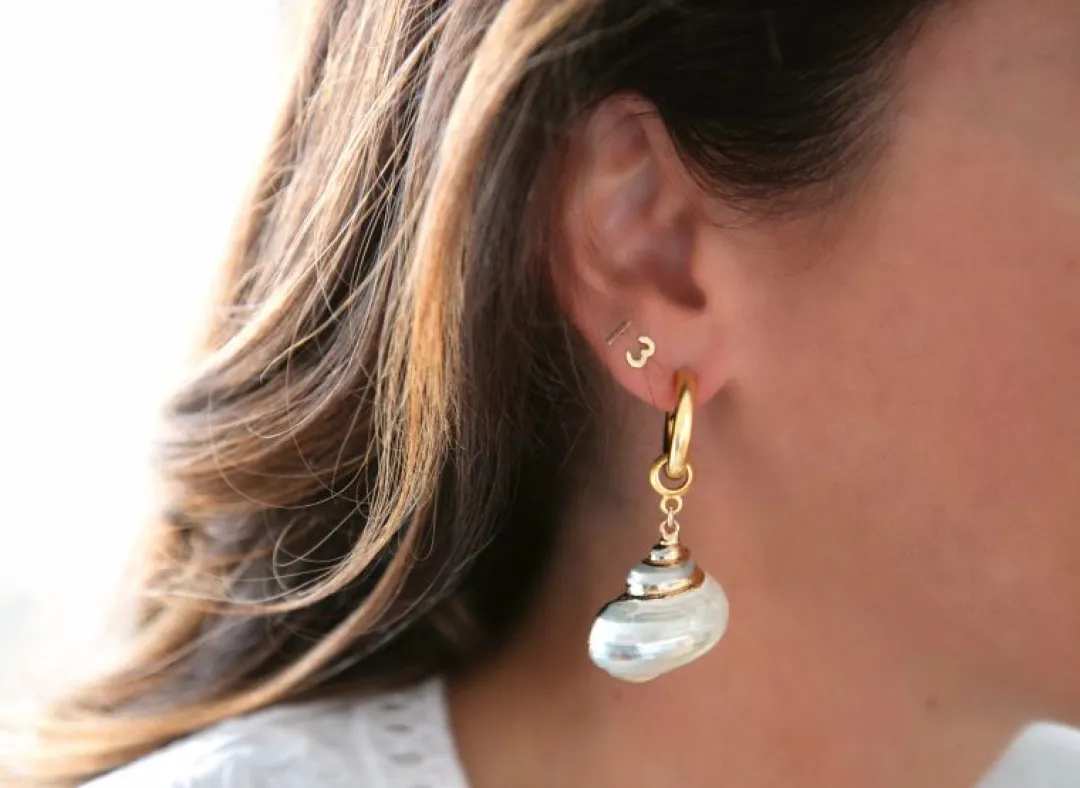 Brinker & Eliza Seashell Earring Charm