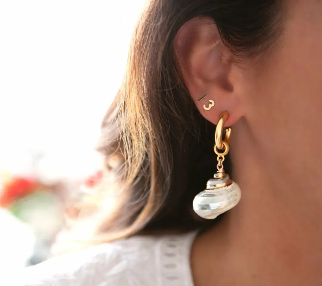Brinker & Eliza Seashell Earring Charm