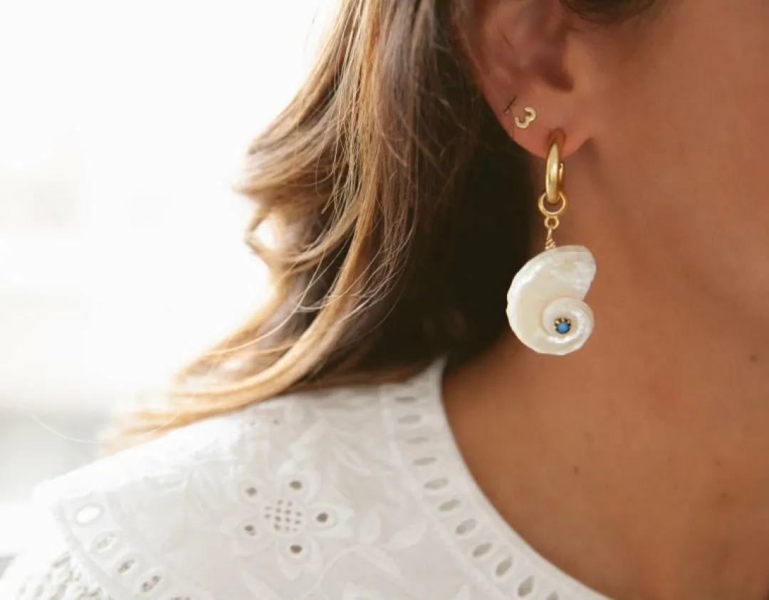Brinker & Eliza Seashell Earring Charm