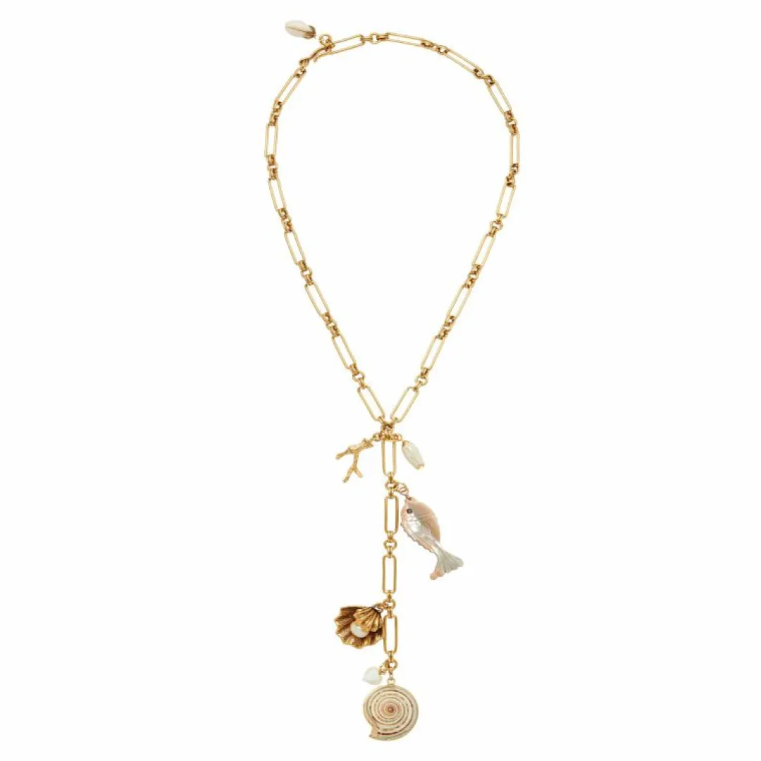 Brinker & Eliza Shell Beach Y-Necklace