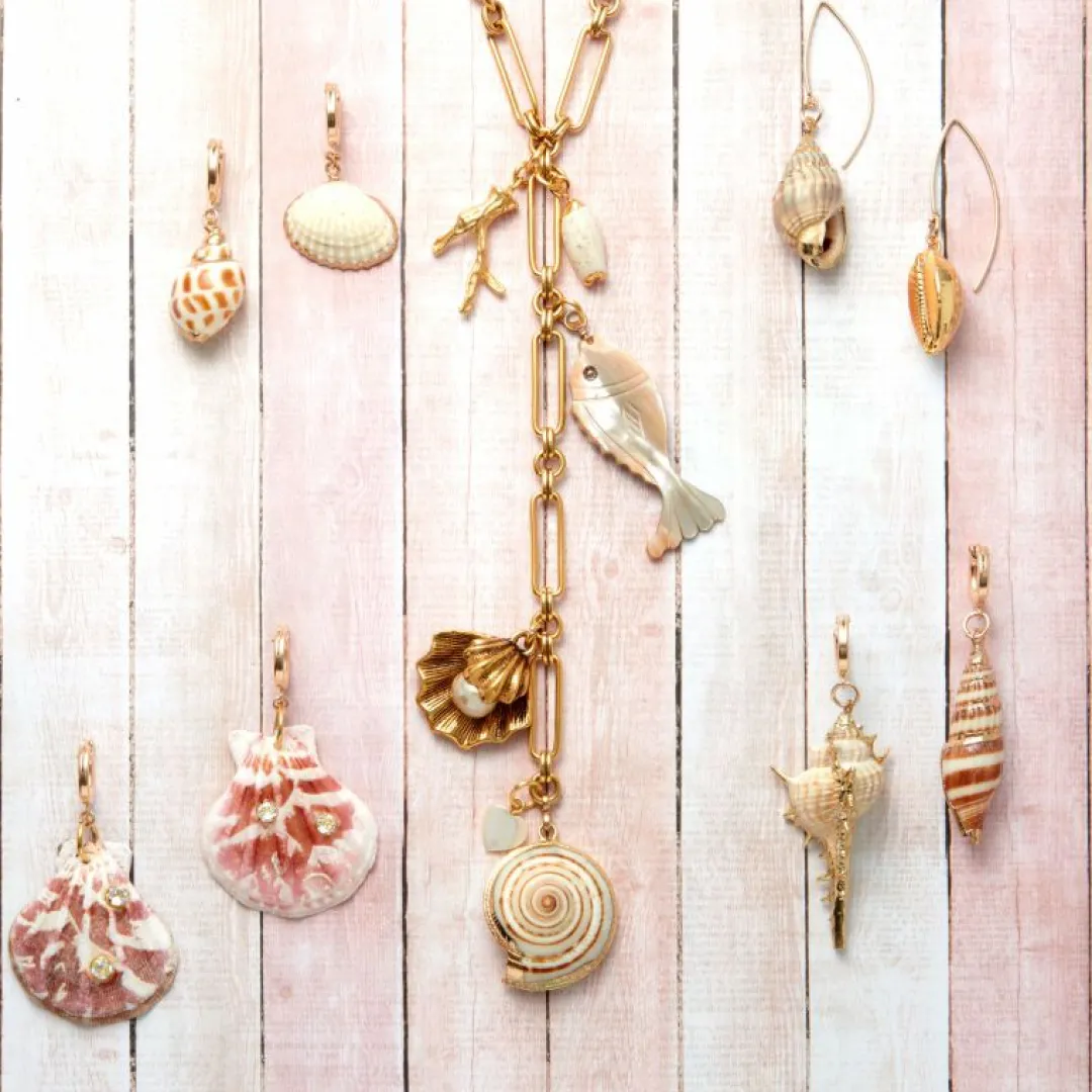 Brinker & Eliza Shell Beach Y-Necklace