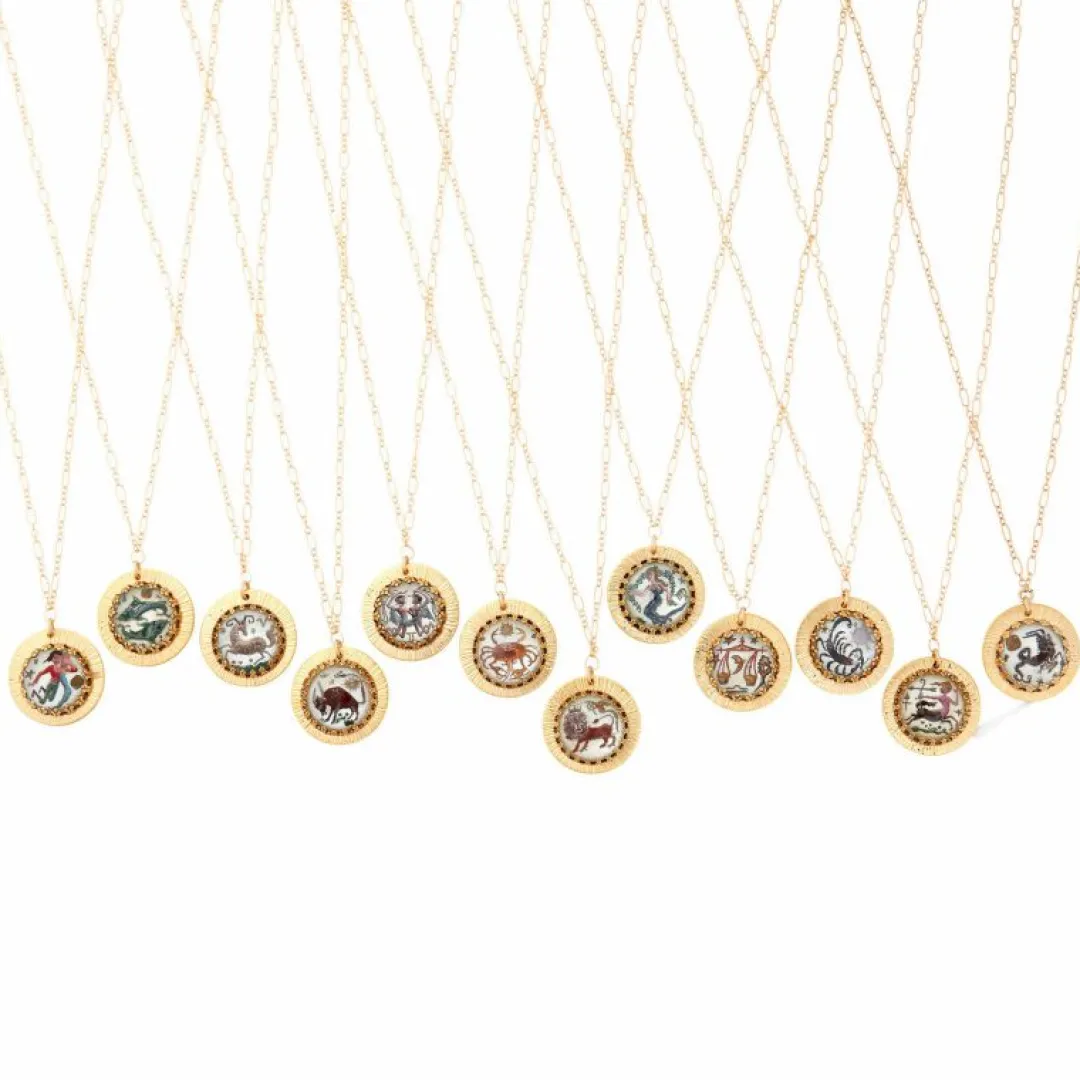 Brinker & Eliza Zodiac Intaglio Necklace